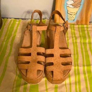 Tan sandals